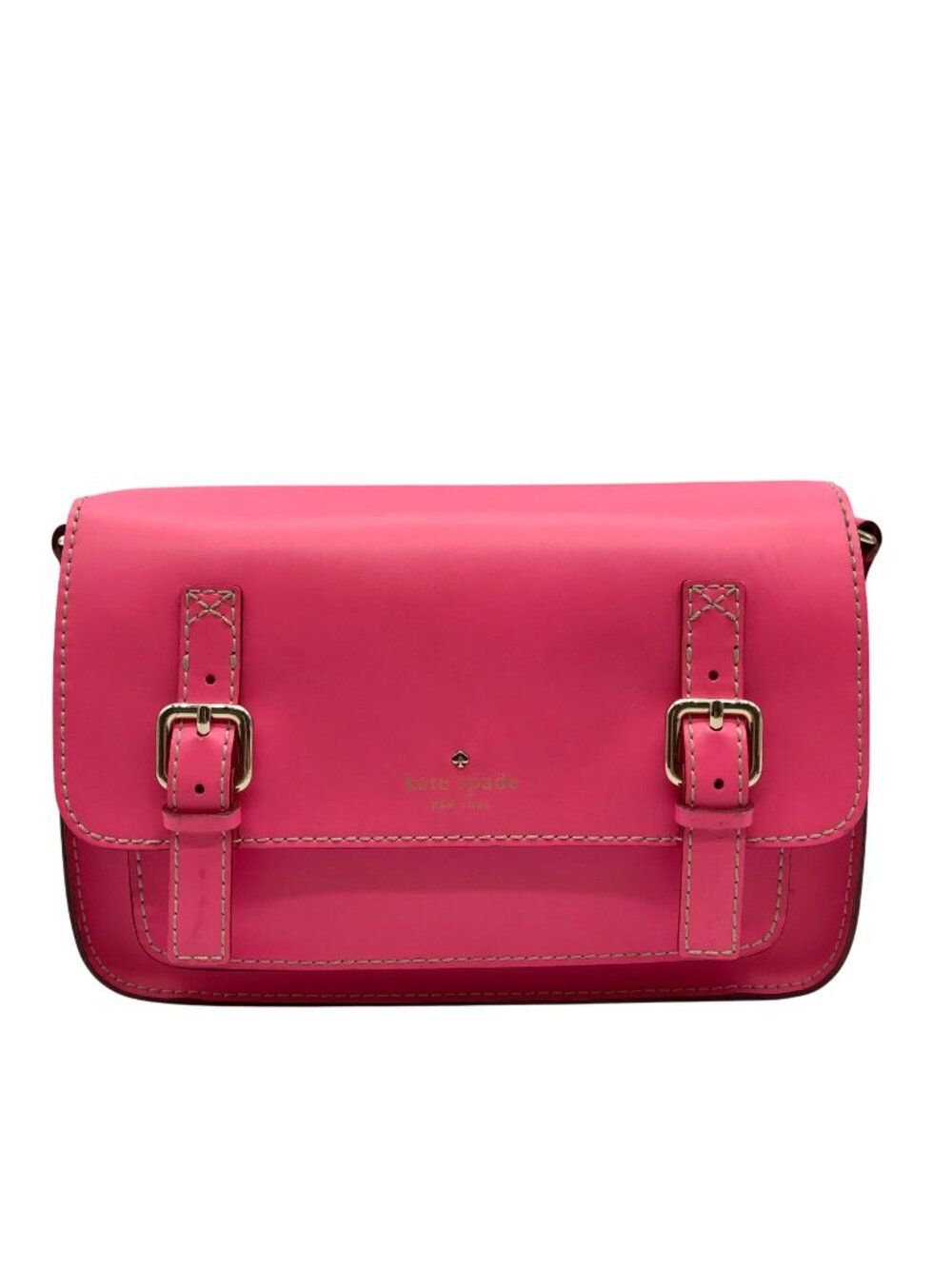 Kate Spade Hot Pink Leather Essex Scout Crossbody Bag